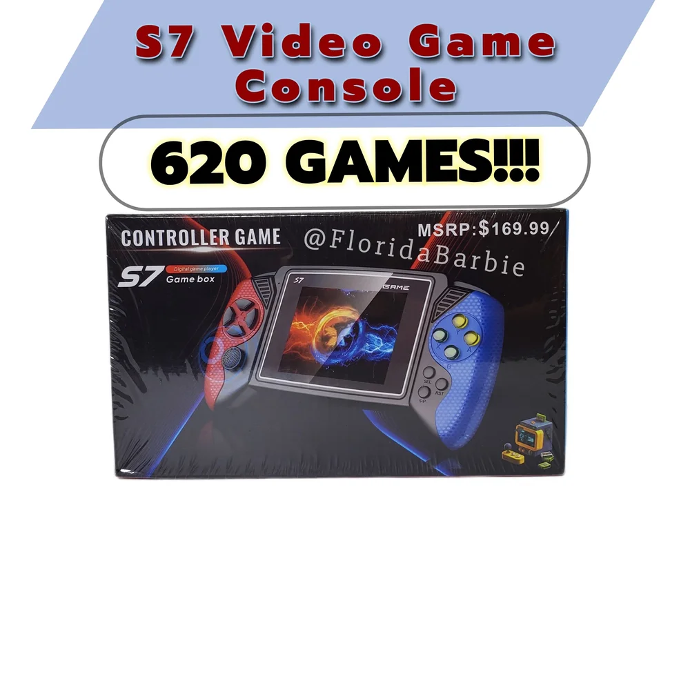 S7 Handheld Console Electronics Retro Classic Kids Adults Video Games System